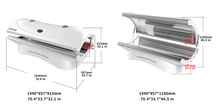 Merican M4N PLUS Red Light Therapy Bed
