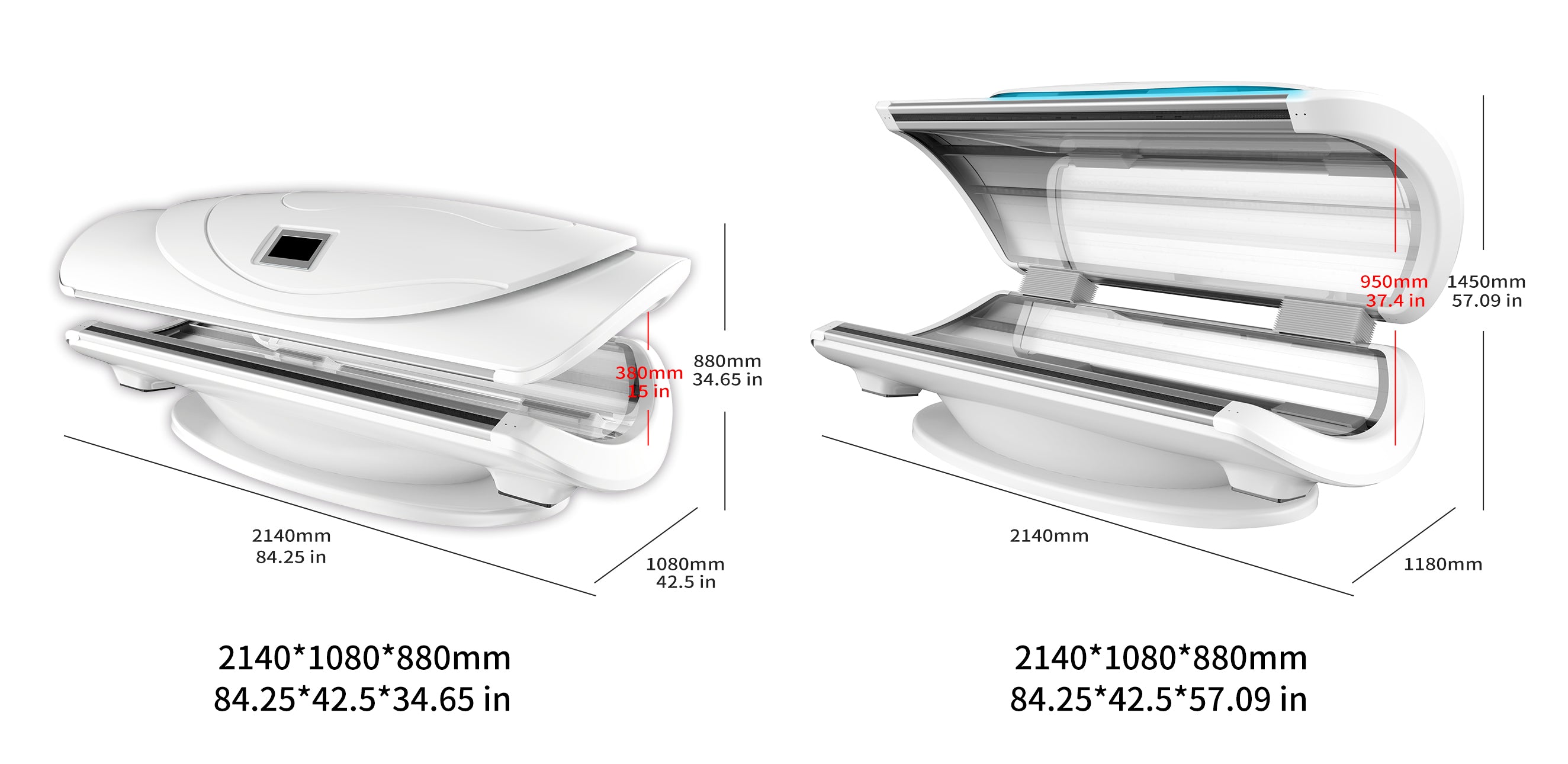 Merican M-MB PLUS Red Light Therapy Bed